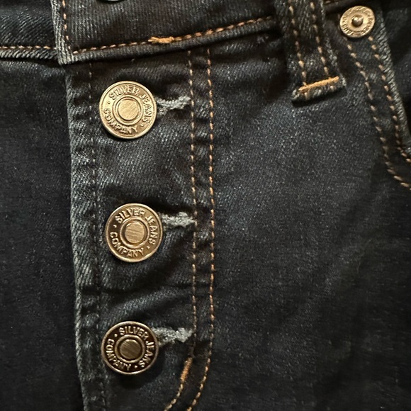 NWOT! Silver Jeans Dark Blue Women's Suki Slim Boot Cut Denim - Picture 2 of 6